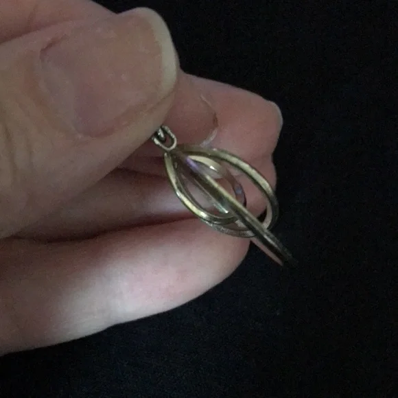 Vintage Gold Triple Loop Earrings - Picture 2 of 4